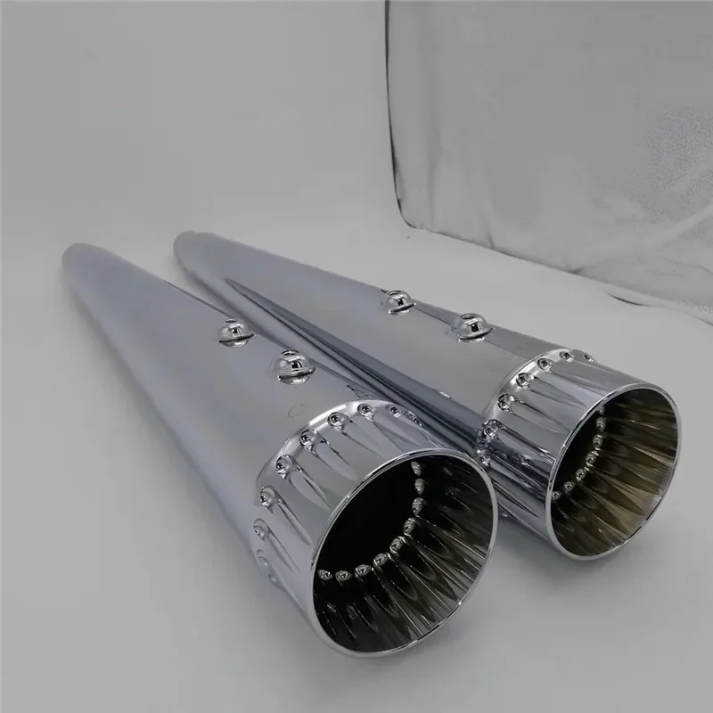 Motorcycle Staggered Shortshots Exhaust Pipes Fit For Harley Touring Electra Glide Road Glide Street Glide Road King 00-2024