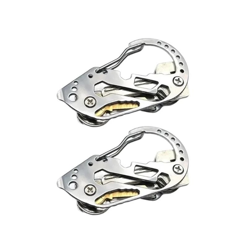 2pack Light weight Carabiner Durability Climbing Carabiner With Quickly Lock