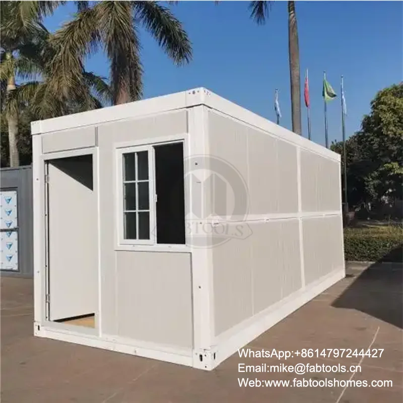 Prefabricated house construction site temporary buildings container house for aid assistance project