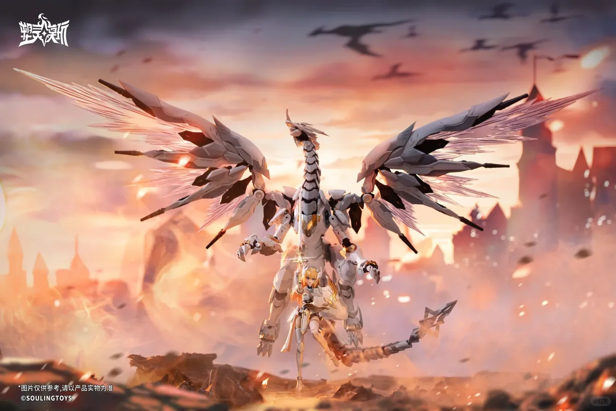 Op voorraad SOULINGTOYS SL-AD-01 DAYTIML METEOR Assembleren Beweegbaarheid Model Speelgoed Mobiele pak Meisje AUDO RESTORE HART ORIGINEEL ONTWERP