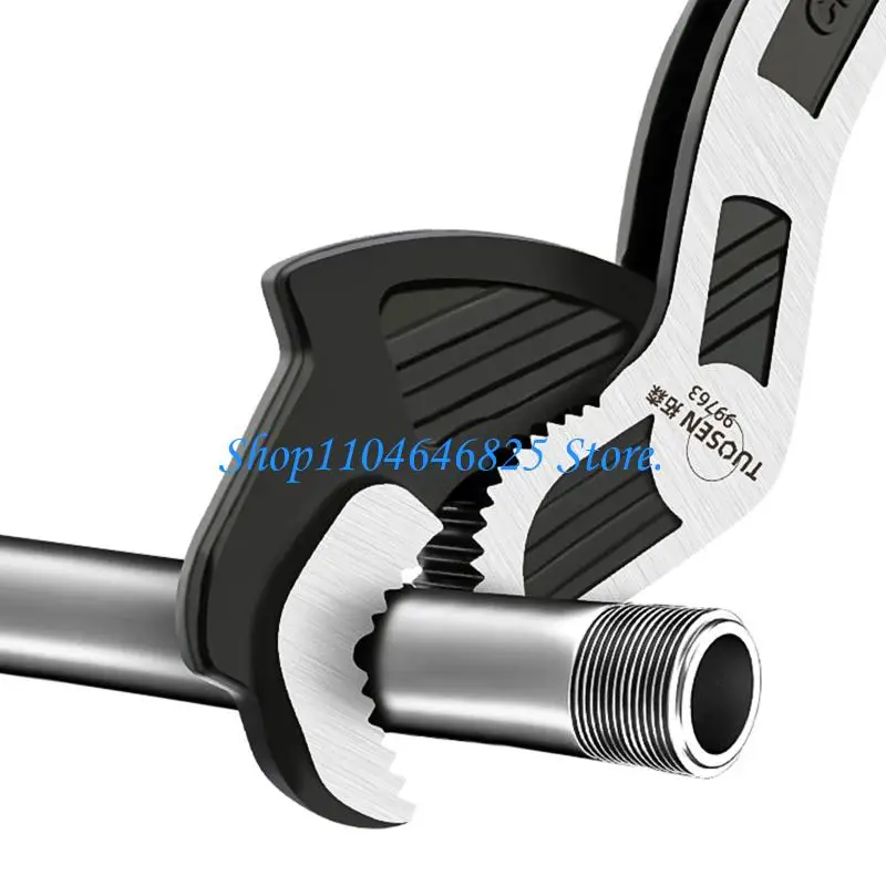 nonslip-auto-locking-pipe-wrench-4size-for-pipe-fitting-maintenance