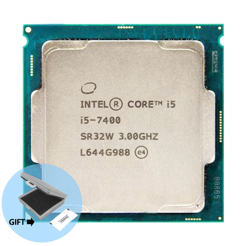 

Intel Core i5-7400 i5 7400 3.0 GHz Quad-Core Quad-Thread CPU Processor 6M 65W LGA 1151