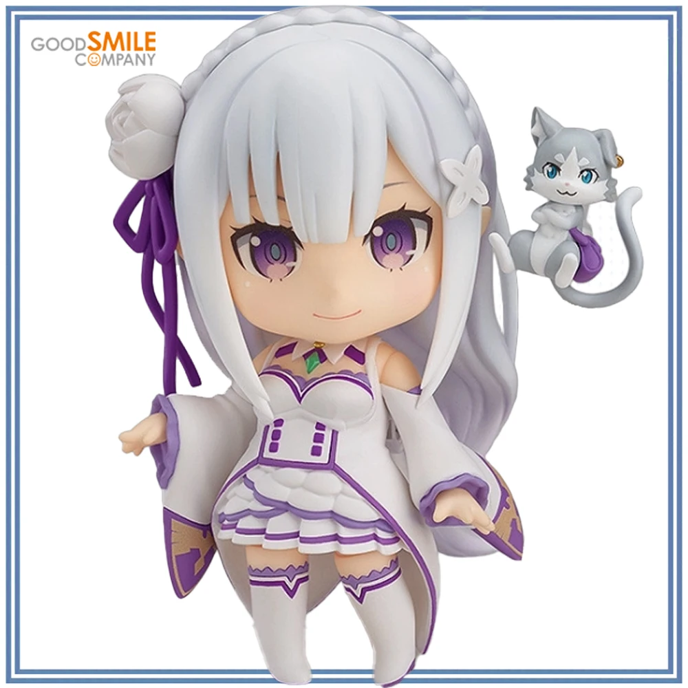 

100% Оригинал в наличии Good Smile Company Re:Zero Kara Hajimeru Isekai Seikatsu Эмилия Пак Нендорид ( # 751) Аниме-фигурка, игрушка, подарок