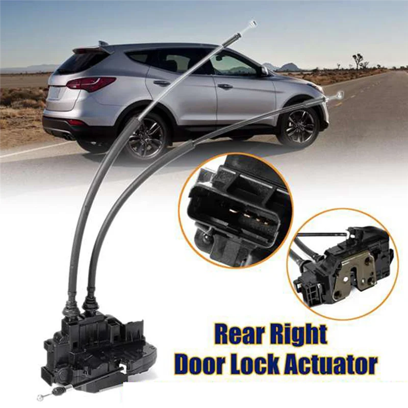 1 Pcs Rear Right Side Power Door Lock Actuator for Hyundai Santa Fe 2007-2009 814202B000 81420-2B000