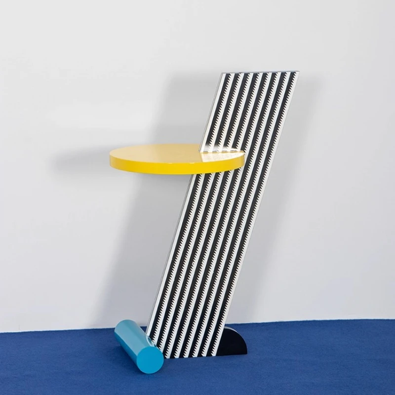 

Zebra stripes last century Memphis wind coffee table medieval vintage art wind side table decoration table