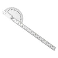 Thickened Stainless Steel Angle Gauge Measuring Angle Protractor Large Carpenter's Protractor Angle Gauge Angle Gauge