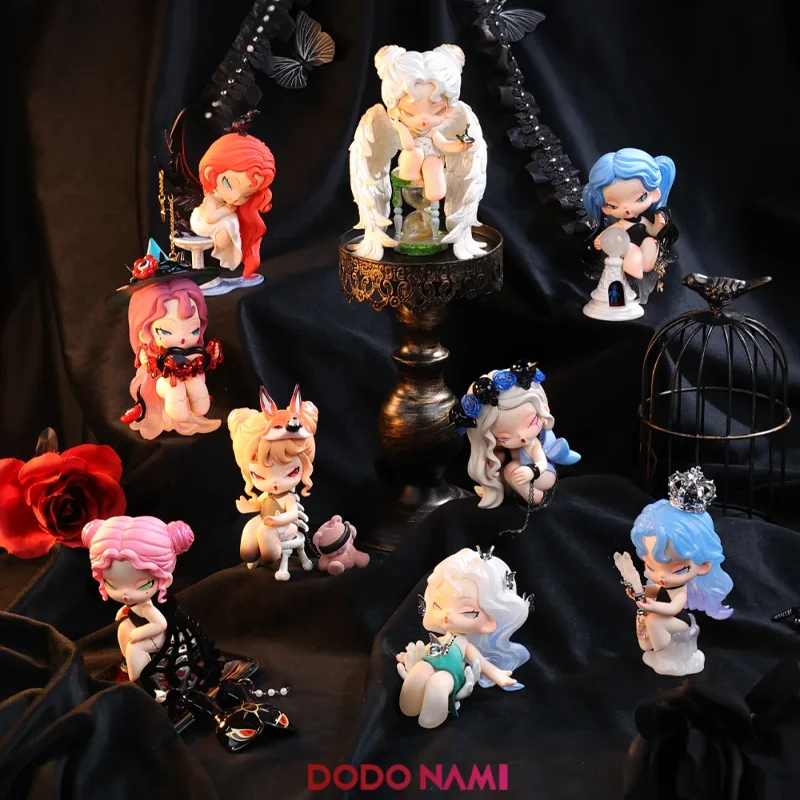 Dodonami Nightmare Core Trendy Blind Box Sammlerfigur Schreibtischdekoration Echtes Geschenk für Frauen von DODOSUGAR
