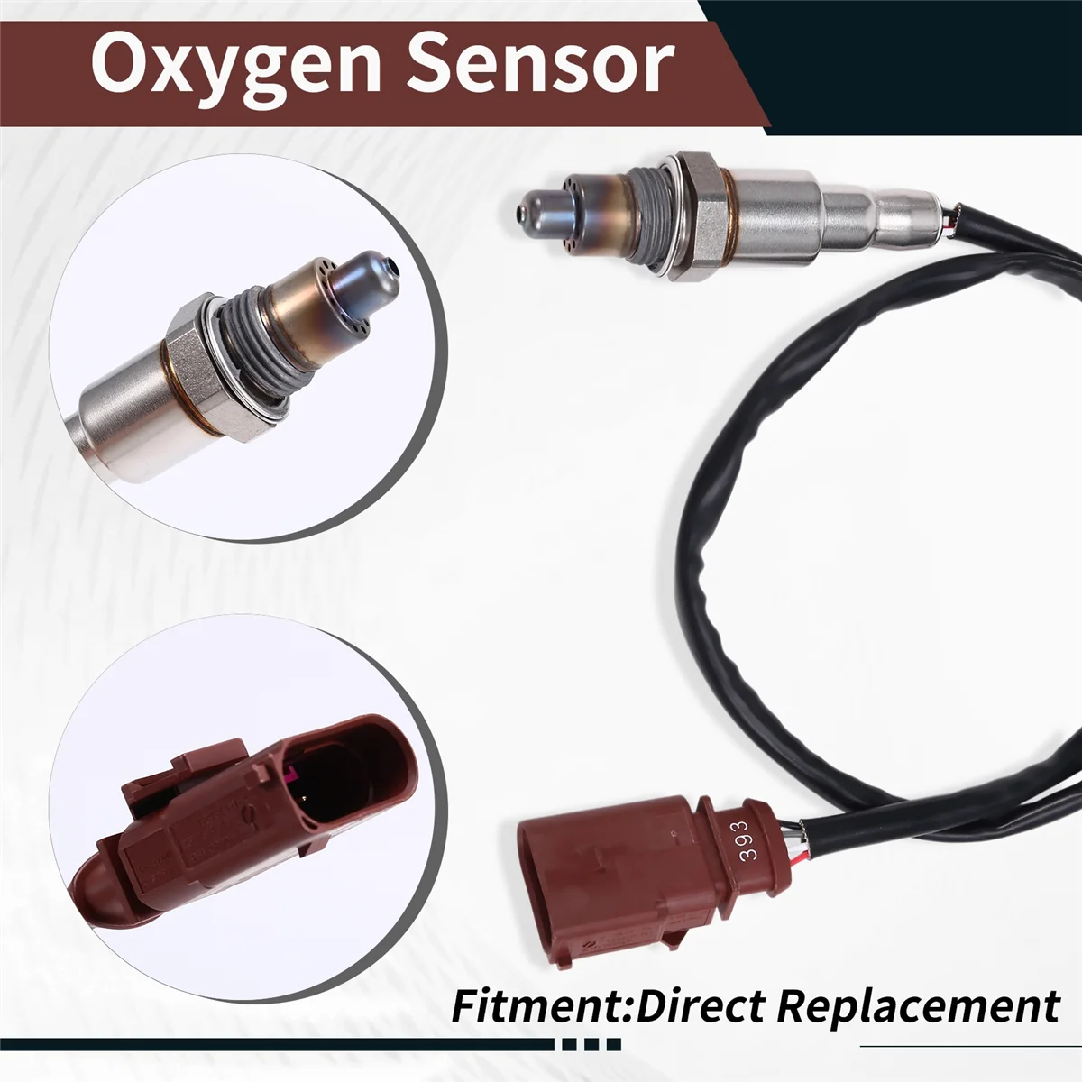 # 278U 04E906262AH 0258030069 Передний лямбда-зонд кислорода для VW Golf Jetta Polo AUDI SEAT SKODA VAG (ABS+Metal)