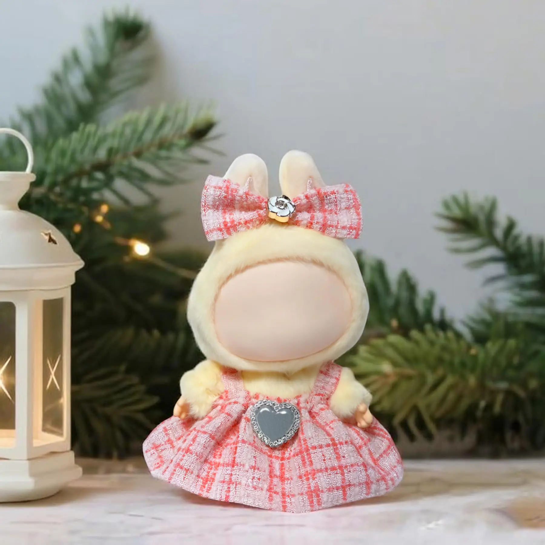 Puppenkleidungsset und Outfit-Set für 17 cm große Labubu-Puppen – Kleider mit Zubehör, Puppenkleidungsset-Ersatz (keine Puppe, keine Schuhe)