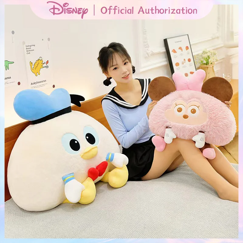 

Cute Cartoon Minnie Mouse Stuffed Doll Anime Festival Souvenir Kawaii Birthday Gift 45CM-80CM Disney Donald Duck Plush Toy
