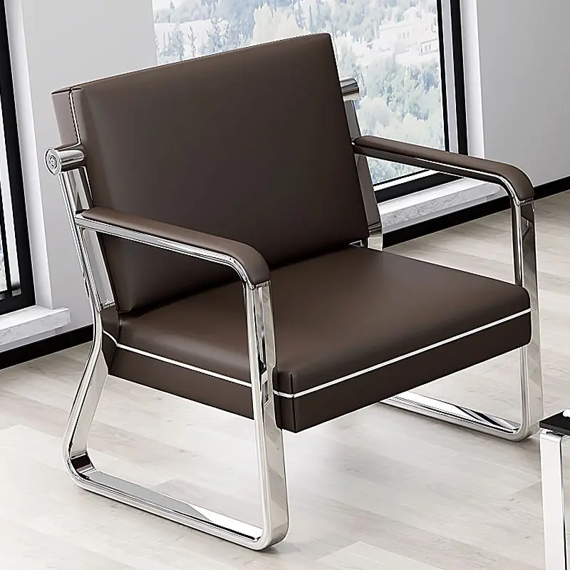 New iron sofa living room home simple combination small small apartment office sofa three-seat office sofa
