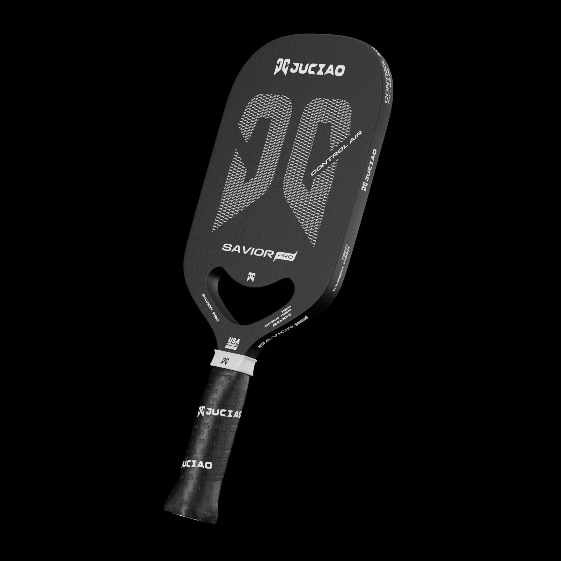 Professional Custom T700 T800 Carbon Fiber Pickleball Paddle 16mm 20mm Black White Optional