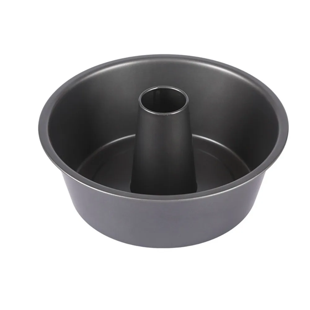 

Practical Hollow Fluted Tube Cake Pan Non-Stick Round Pumpkin Cake Mold Carbon Steel Heat Resistant Bread Baking Pan Bakery