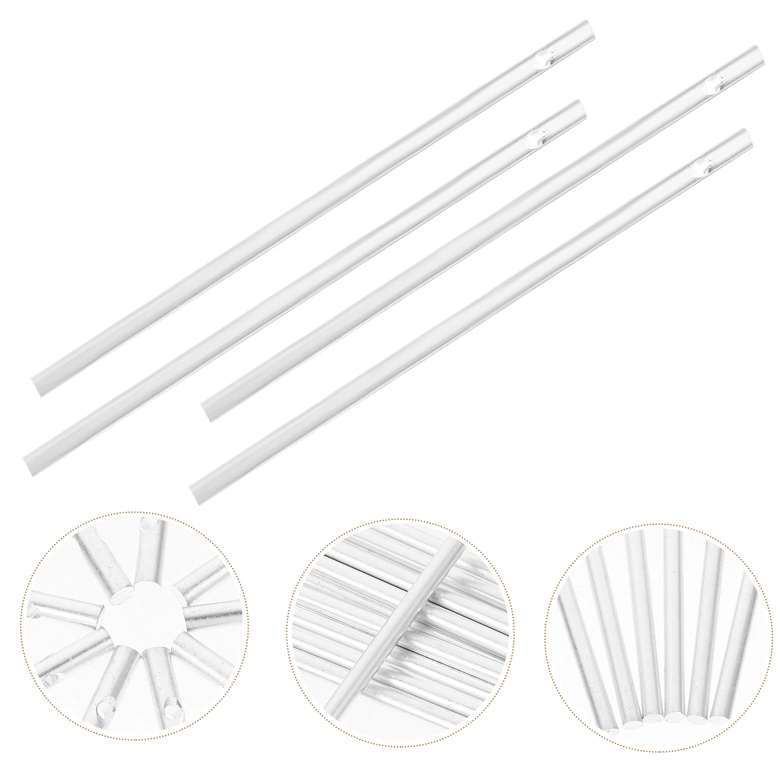 

12pcs Diy Making Material Aluminum Sturdy Replacement Tubes Hanging Pendant Garden Decoration Craft Supplies Wind Chime