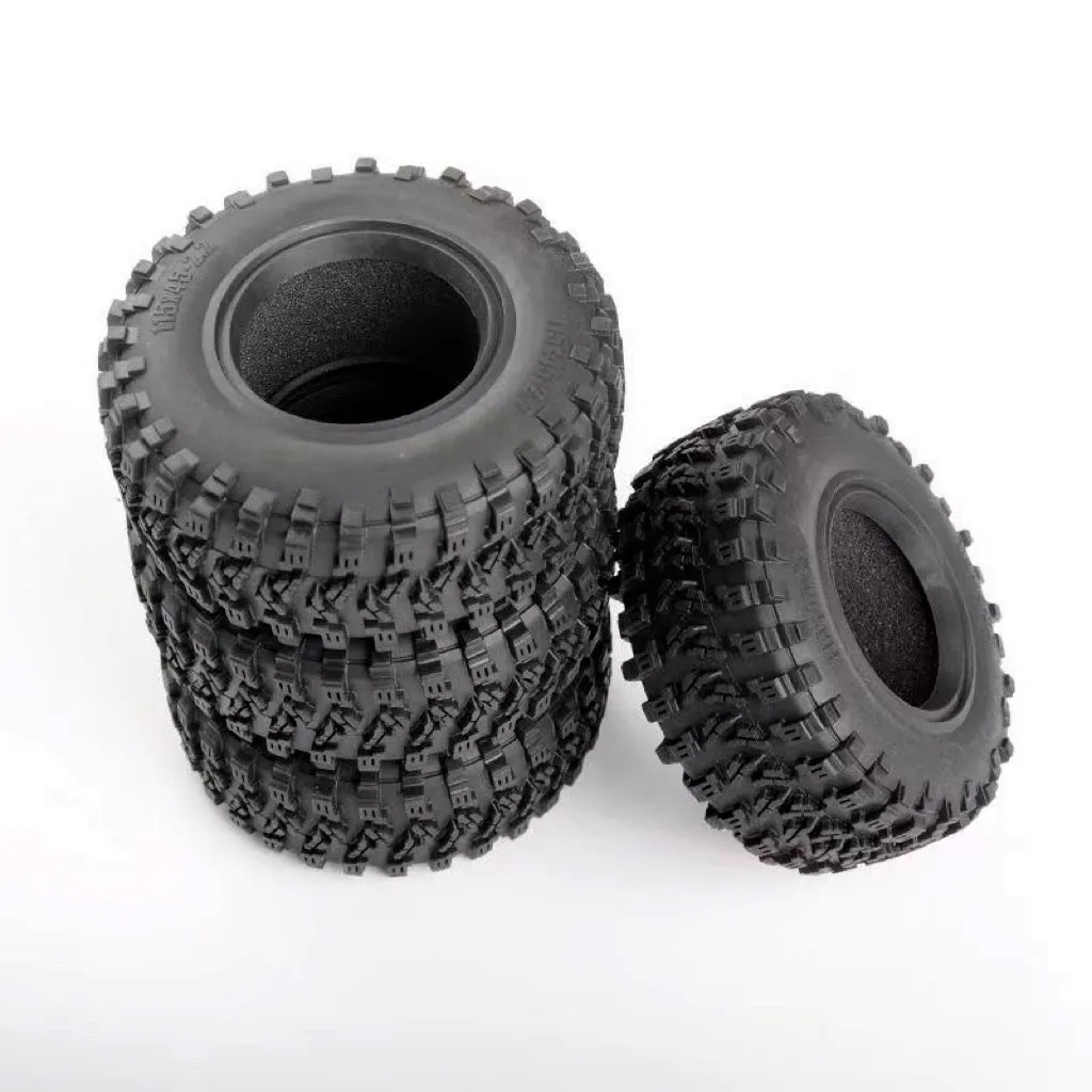 

1/10 RC 4PCS 115MM 2.2 Rubber Big Tires Wheel Tyres for 1/10 RC Crawler Car Axial Wraith SCX10 Capra Traxxas TRX4 TRX6 D90