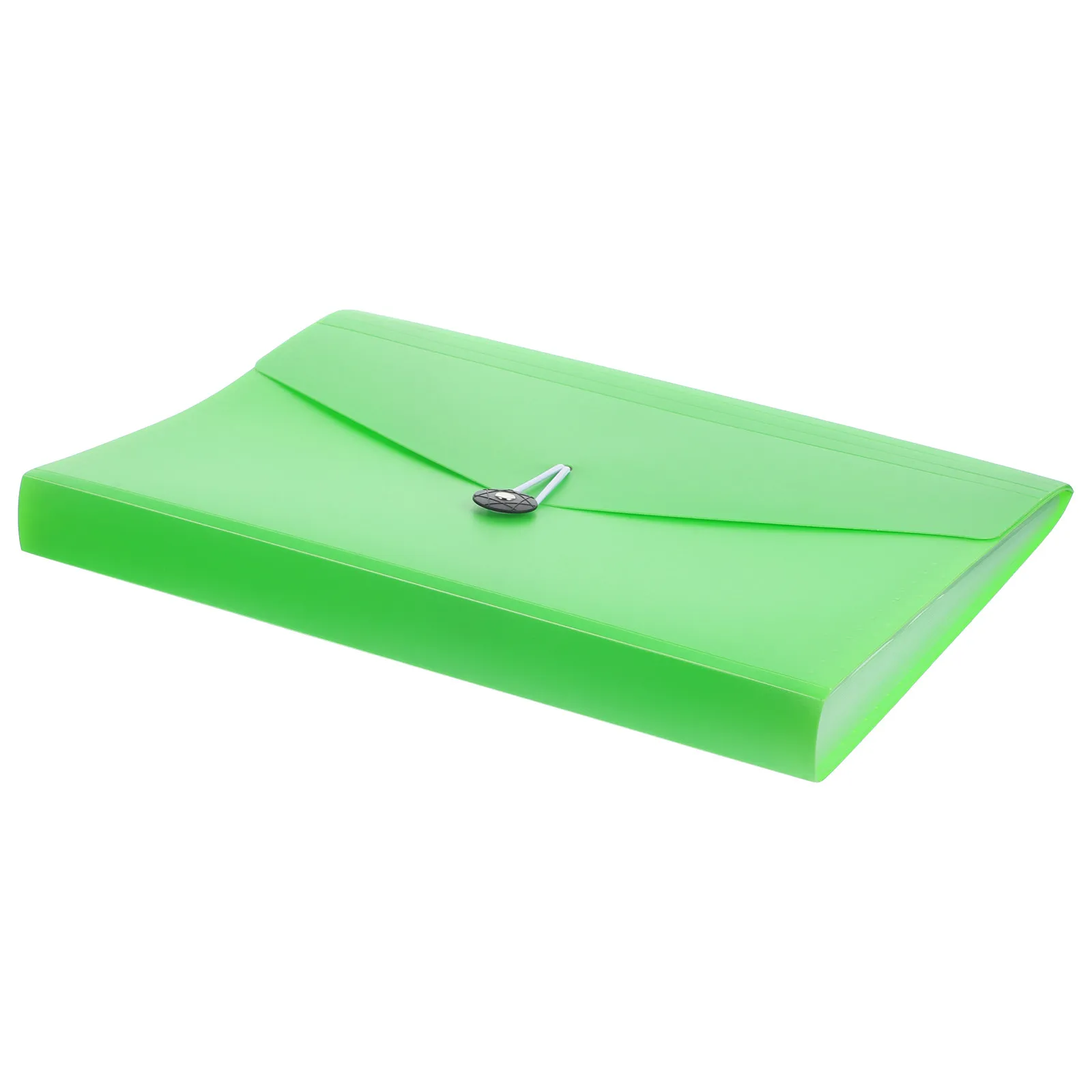 

Small Accordion File Organizer with Strap and Button Closure for Tax Files Contracts Bills Statements Portable Office File