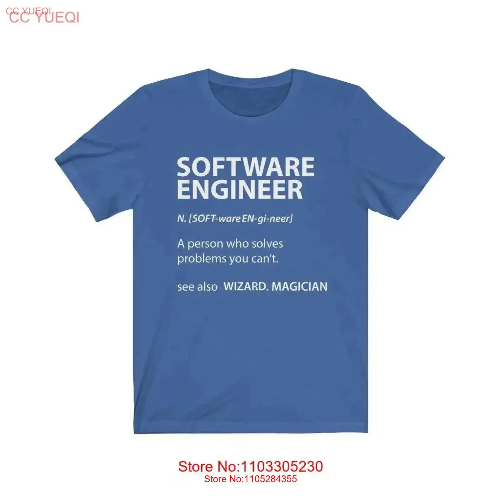 Software Engineer T-Shirt Technician Tech Geek Computer I Accessory Vintage Washed Streetwear Herren Leicht grafisch gestaltet Weich