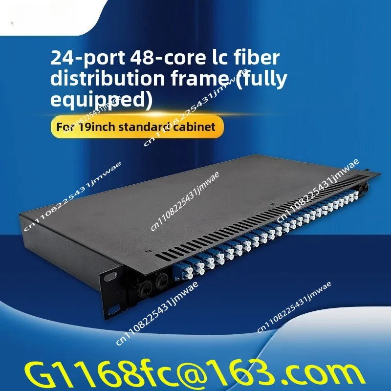 1U24 Port 48 Core LC Railless Pull-out 19 Inch, Cabinet Fiber End Point Box Machine Room