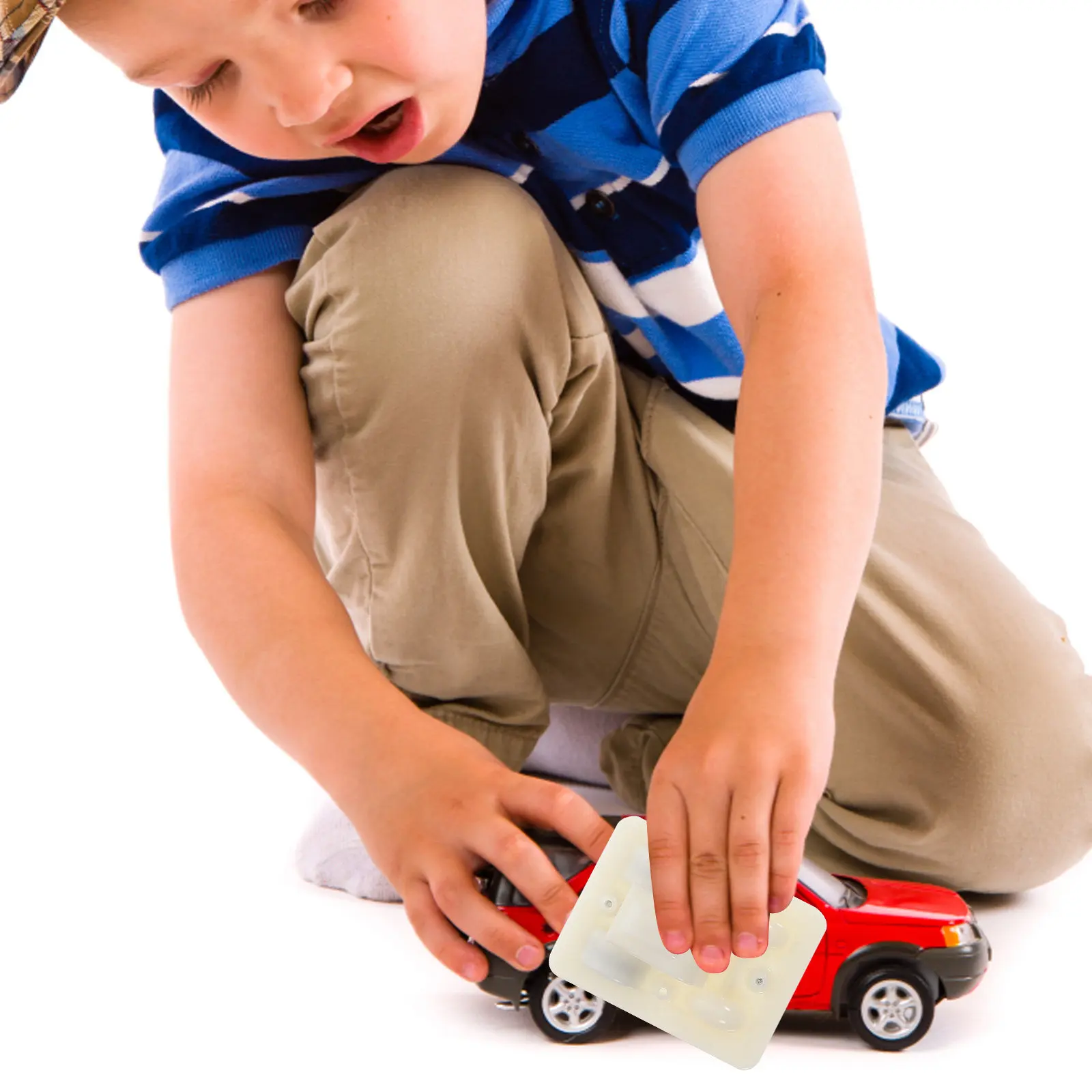 4Pcs Pull-Back Car Base Kits for DIY Clay Crafts – Friction-Powered Toy Car Parts for Kids Hands-On Learning