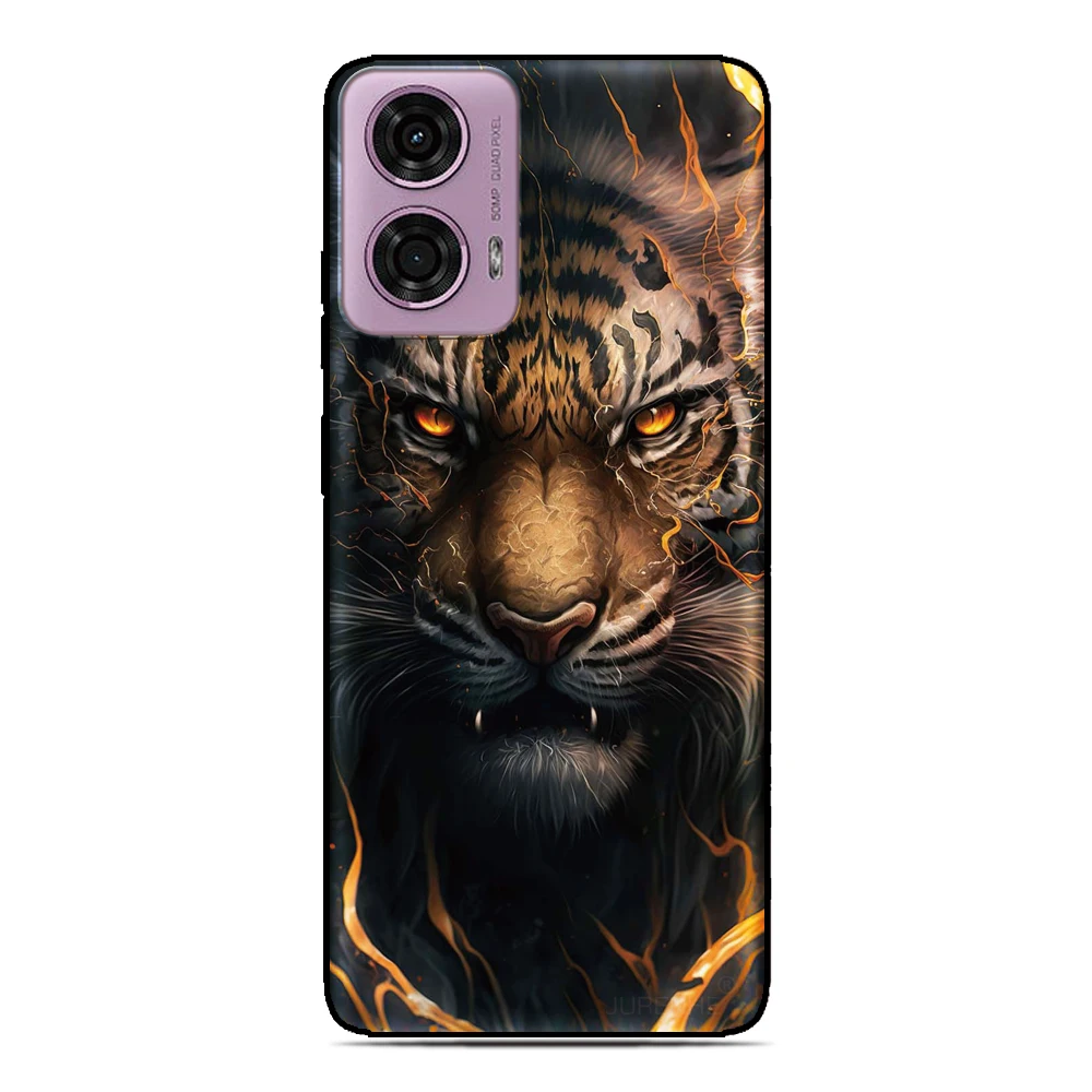 Majestic Tiger Cover Per Xiaomi 14T Poco C85 C65 X6 M7 C40 C71 F4 M4 Redmi 15 15C 13C 12C 10C 4G A5 Nota 13 Pro 5G Cassa Del Telefono