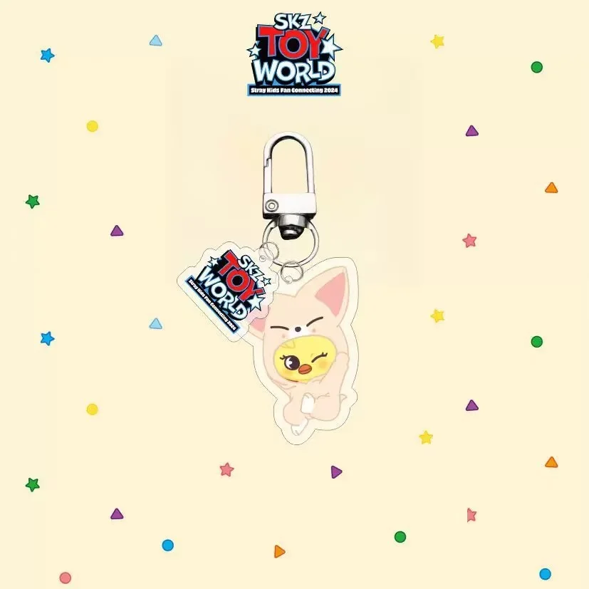 SKZ TOY WORLD collection keychains, cute bag accessories, couple key chains, unique birthday gift options