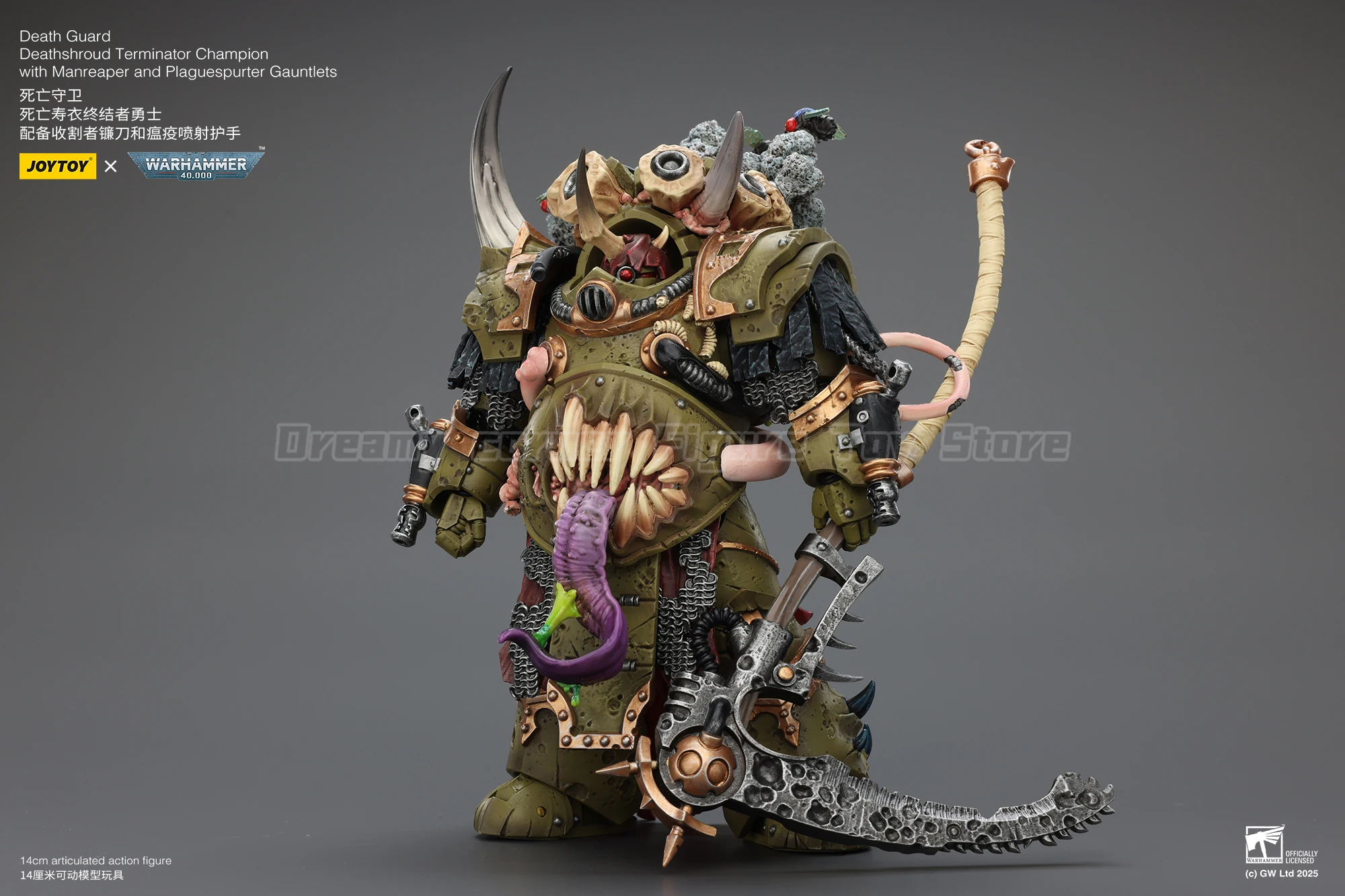 

【24 Hours Delivery】JOYTOY Warhammer 40K 1/18 Action Figure Death Guard Deathshroud Terminator Champion 1 2