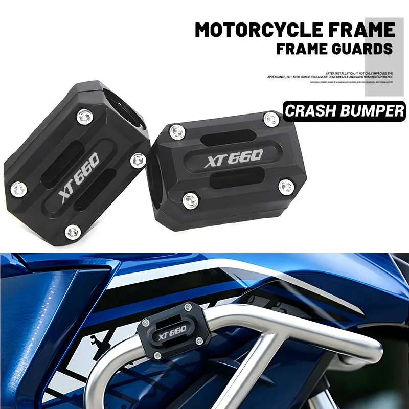 For YAMAHA XT660 XT 660E 660R 660X 660XR XT660Z Motorcycle Parts Bumper Decorative Block Engine Guard Block Modified Crash Bar