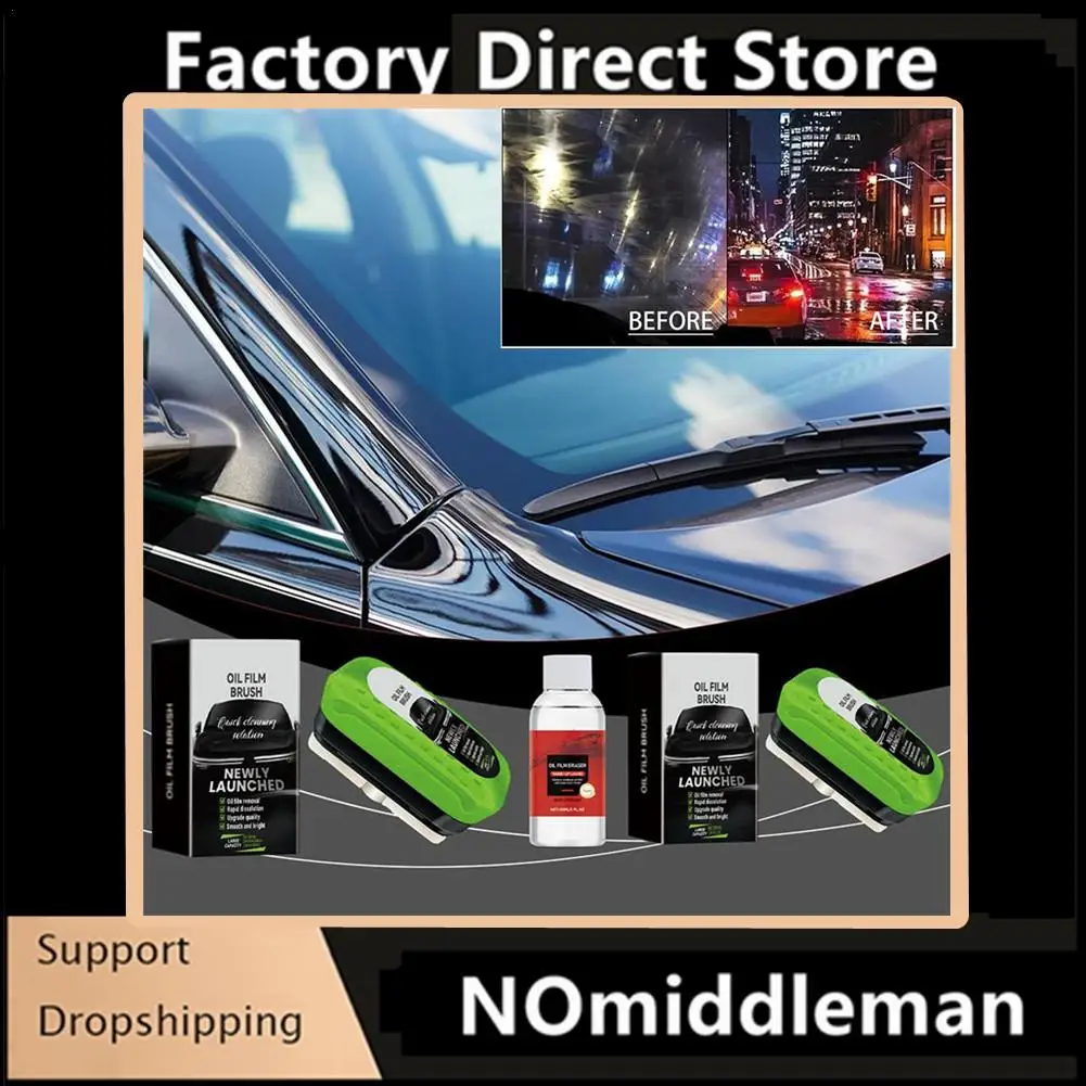 

Hydrophobic Glass Coating For Windshield Integrated Design Leakproof Cover Brush For Car Care
