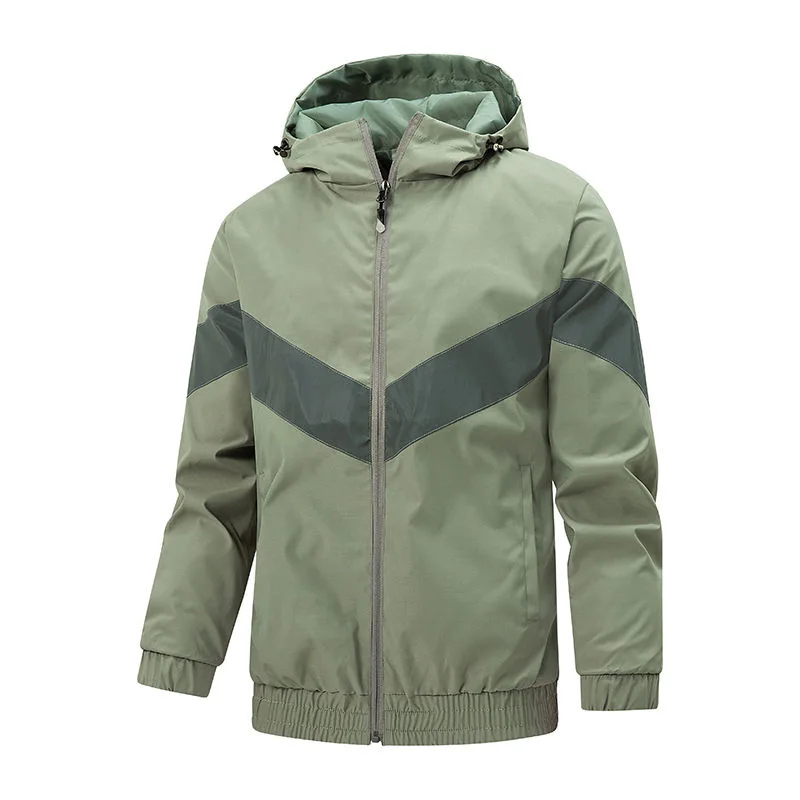 

Autumn and Spring Trend Outdoor Sports Hooded Workwear Jacket Men's Casual Loose Comfortable Windproof High Quality Outerwear