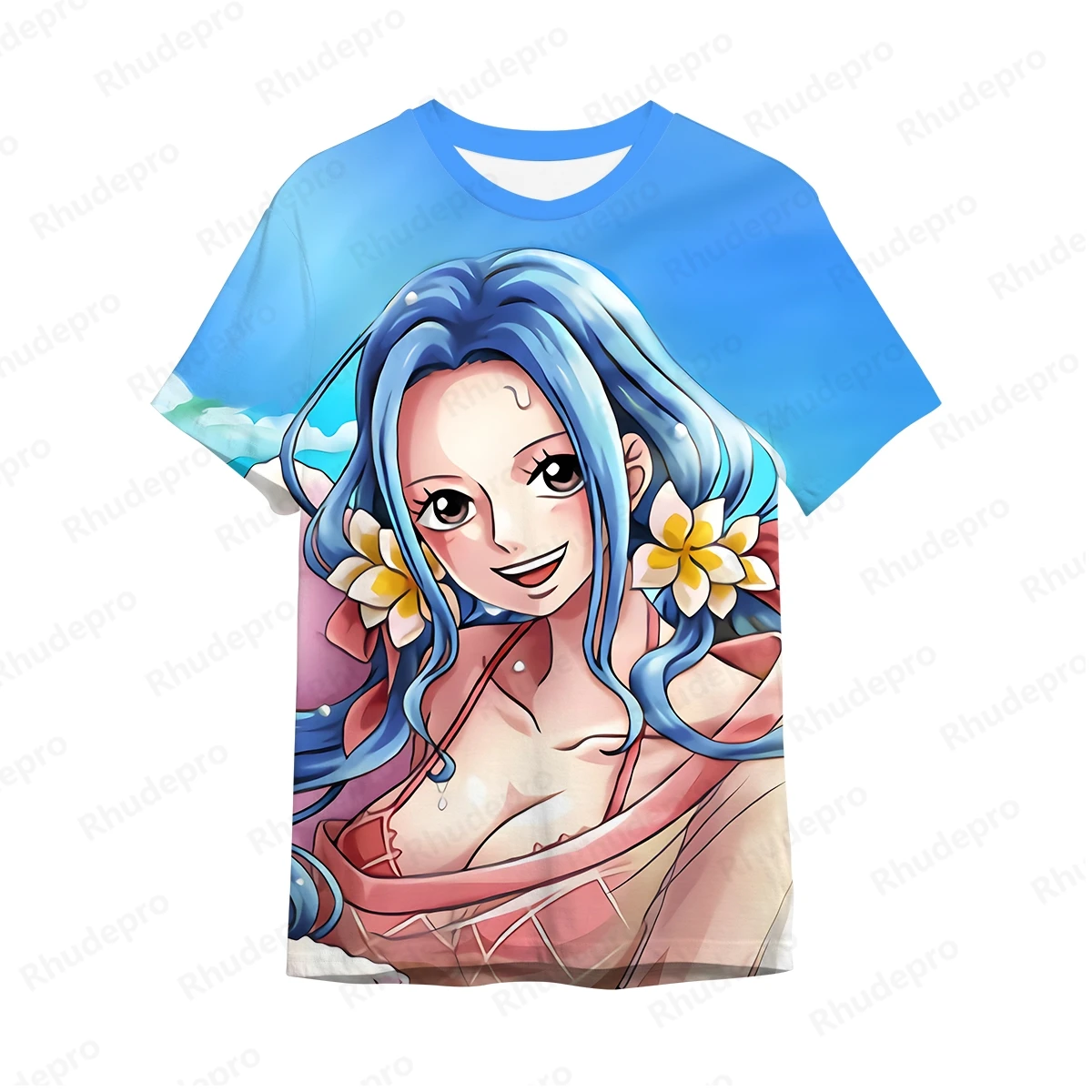 2024 Japan Anime One Piece Roronoa Zoro 3D Printing Cosplay T-shirt Women's And Children's Street T-shirts Large Top Summer