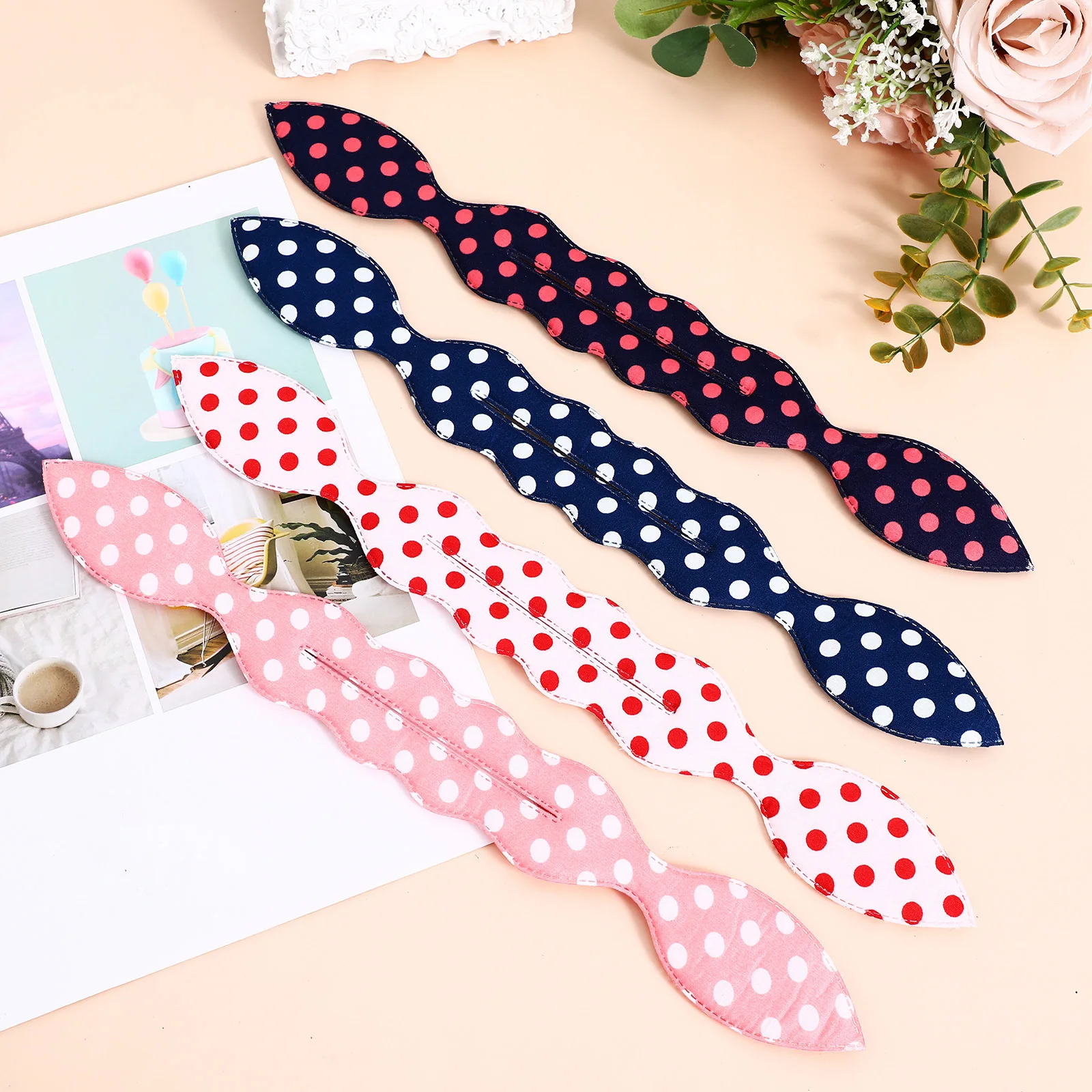 

4 Pcs Hair Bun Maker Tools Clip Thin Twist Large Headband Stylish Soft Comfortable Versatile Everyday Parties Weddings Hair Care