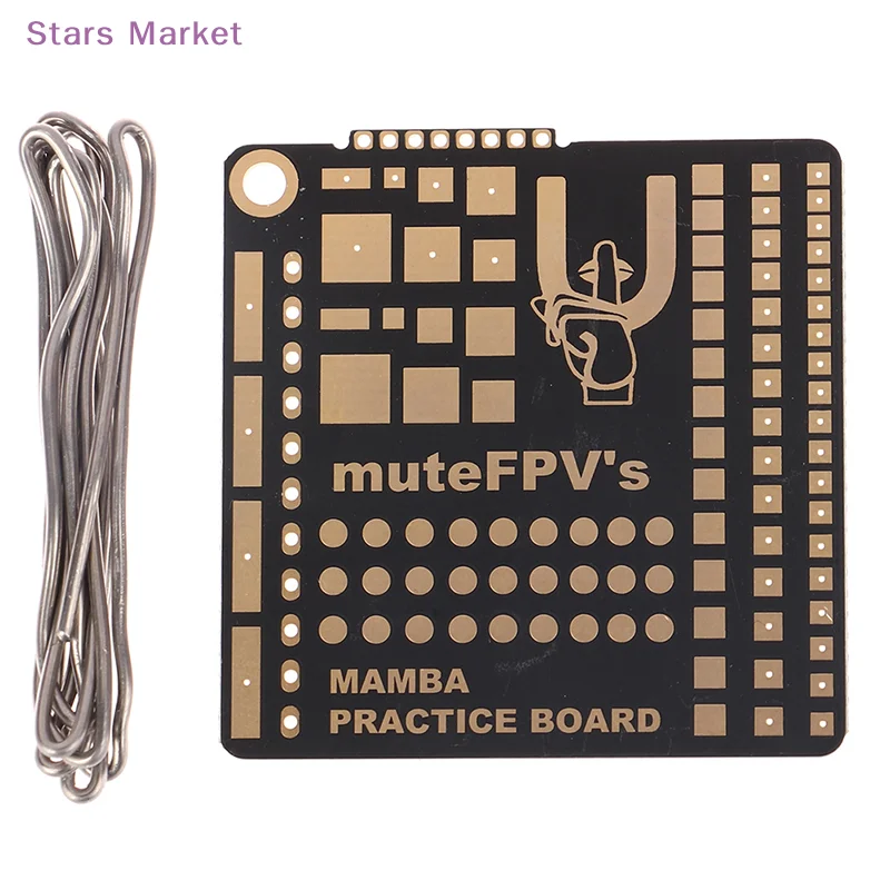 High Quality DIATONE MAMBA Soldering Practice Board 49X49X1.6mm for FPV Beginner New Pilots Improving Soldering Level DIY Parts