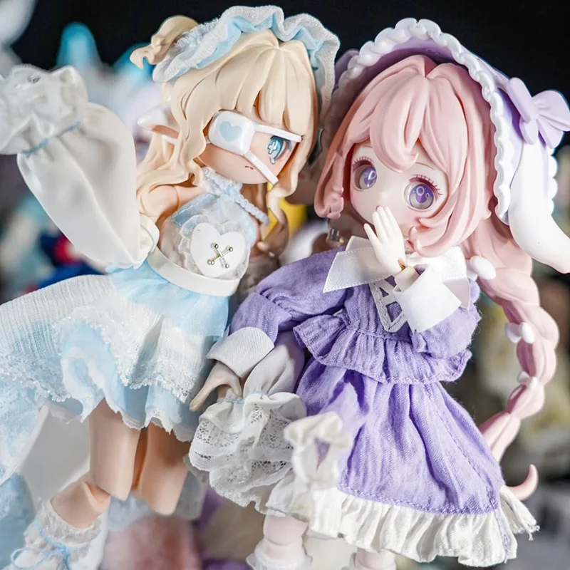 

In Stock Luluelf Series First Edition Blind Box 1/12 Scale Ball Jointed Bjd Articulated Dolls Anime Peripheral Collectible Toy