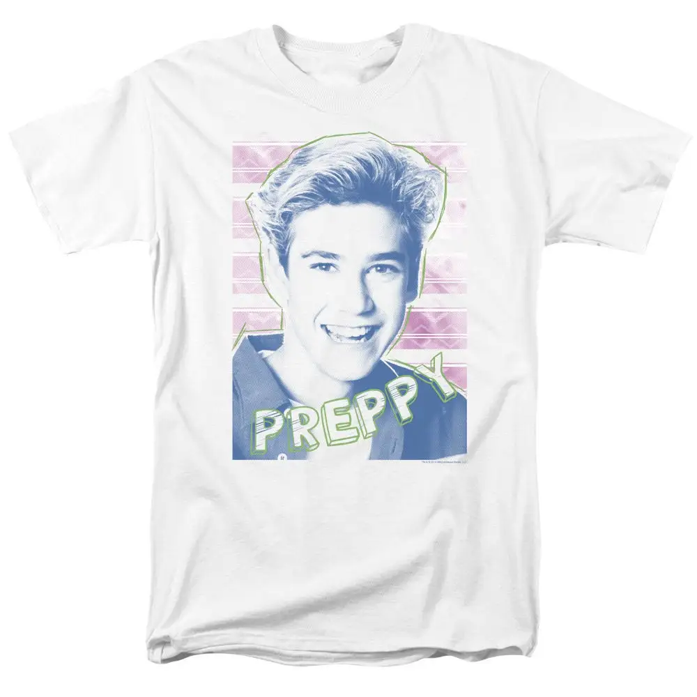 

Saved By The Bell Preppy Adult White T Shirt