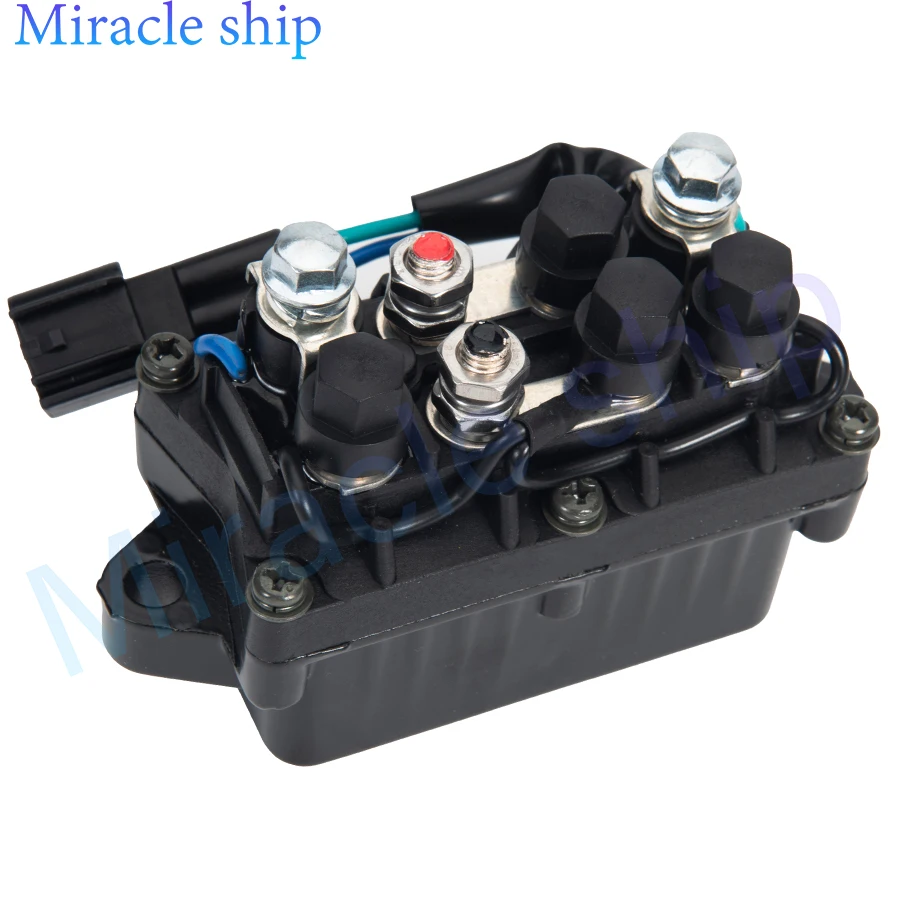 Relay Assy 63P-81950-00-00 Trim Relay for Yamaha Outboard 4 Stroke Engine F150 & 250 40HP 50HP 60HP 75HP 90HP 60V-81950-00-00
