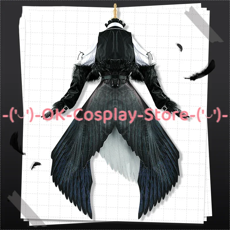 Nerissa Ravencroft Cosplay Costumes Anime Clothing Women Cute Party Dress Suit Halloween Carnival Uniforms Custom Made