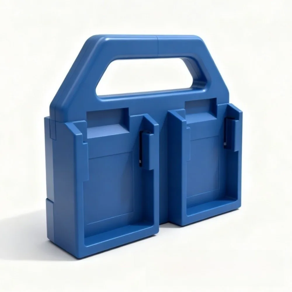 Portable Lithium Battery Storage Rack Handheld Storage Basket Battery Portable Stand Battery Mount Holder for Makita 18V Battery