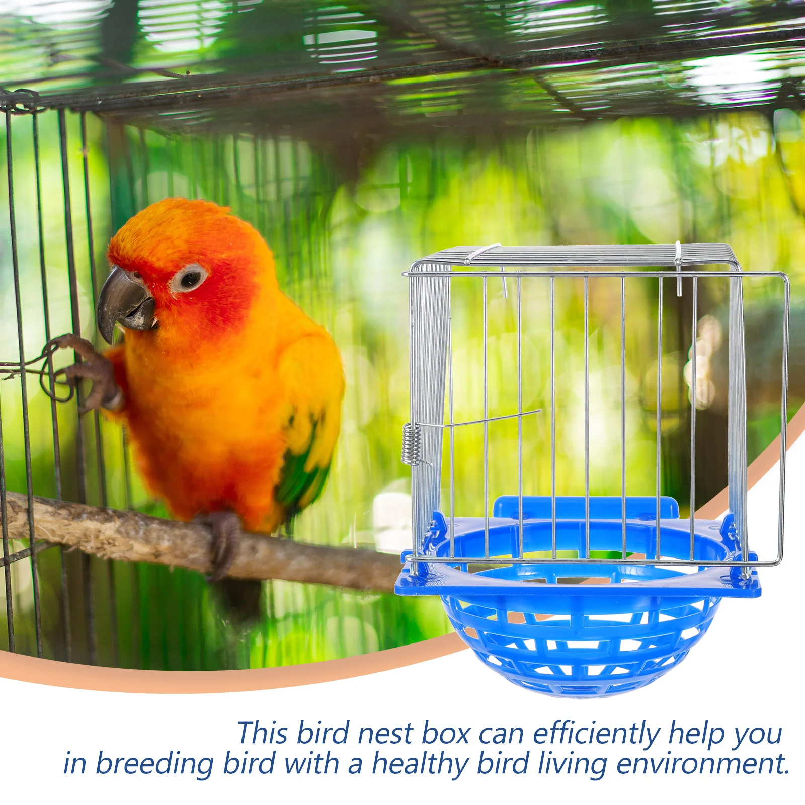 Bird Nest Hatching Tool Bird Relaxing Nest Basin Convenient Birds Nesting Basin parakeet nest bird nest container