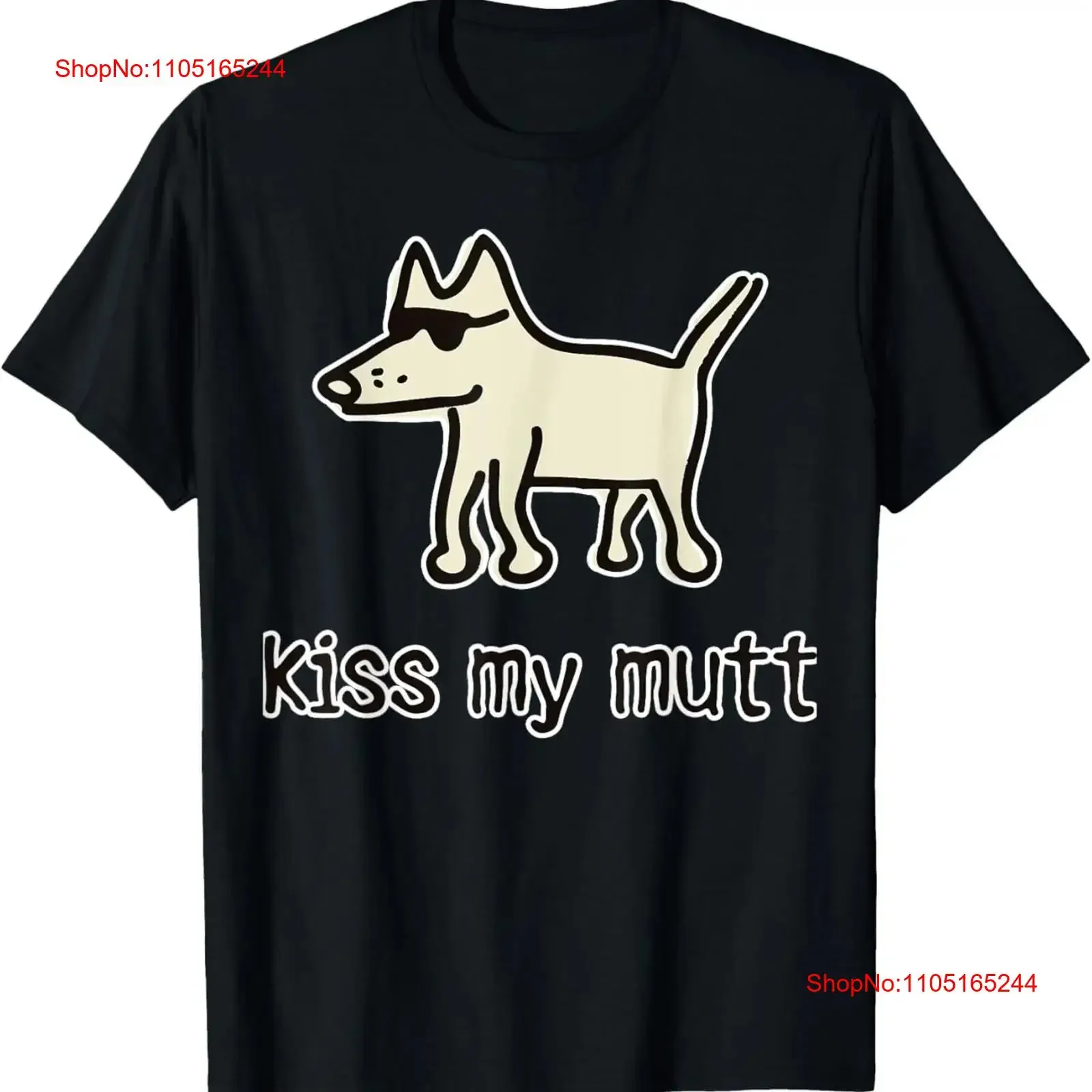 

Футболка с забавной собакой Kiss My Mutt, винтажная стираная эластичная домашняя дизайнерская одежда, слегка универсальная мягкая удобная унисекс