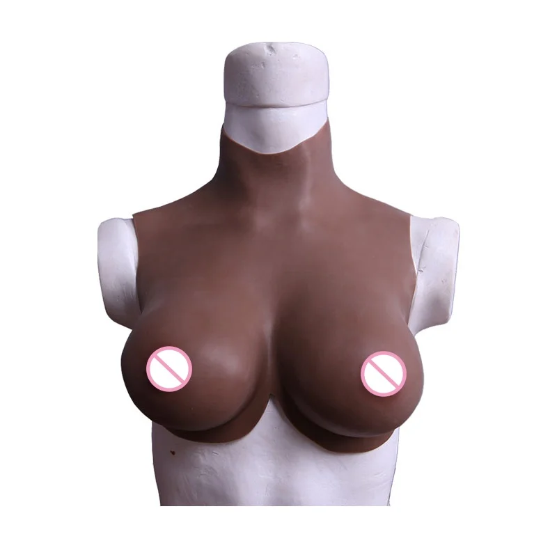 Plump Fake Boobs Bodysuit Tights Silicone Breast Forms Plate For Mastectomy Trans Shemale Crossdresser Gay Masquerade Cosplay