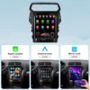 Android 14搭載 Ford Explorer 2011-2015 2016 2017 2018 2019対応 カーラジオ Carplay GPS 5G SIM対応 マルチメディアプレーヤー ステレオヘッドユニット 2