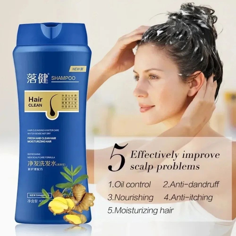 Champú para el crecimiento del cabello Champú antipérdida de cabello Productos para el cuidado Tratamiento de crecimiento Acondicionador Espesante Hombres Mujeres 400 ml Khuлки дя в®