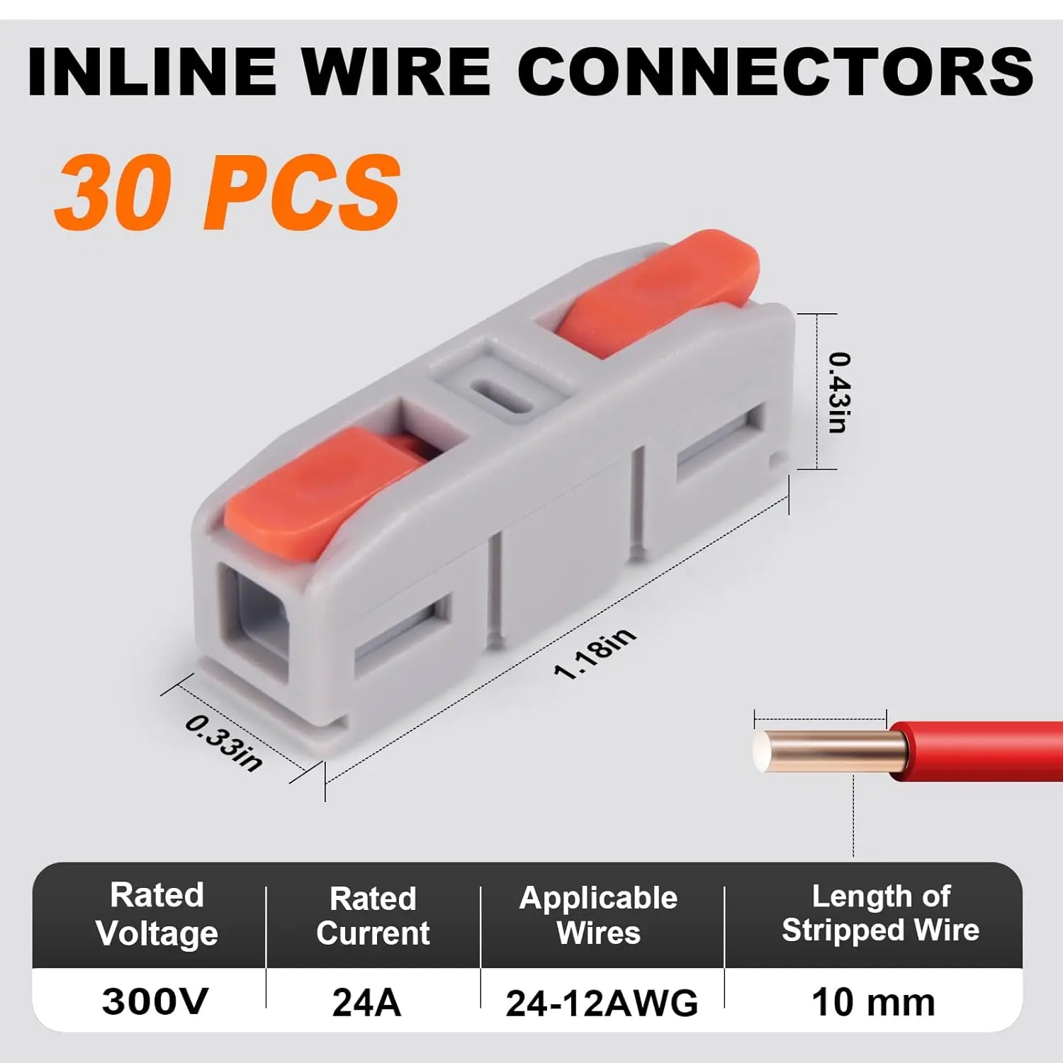 30PCS Lever Wire Co…