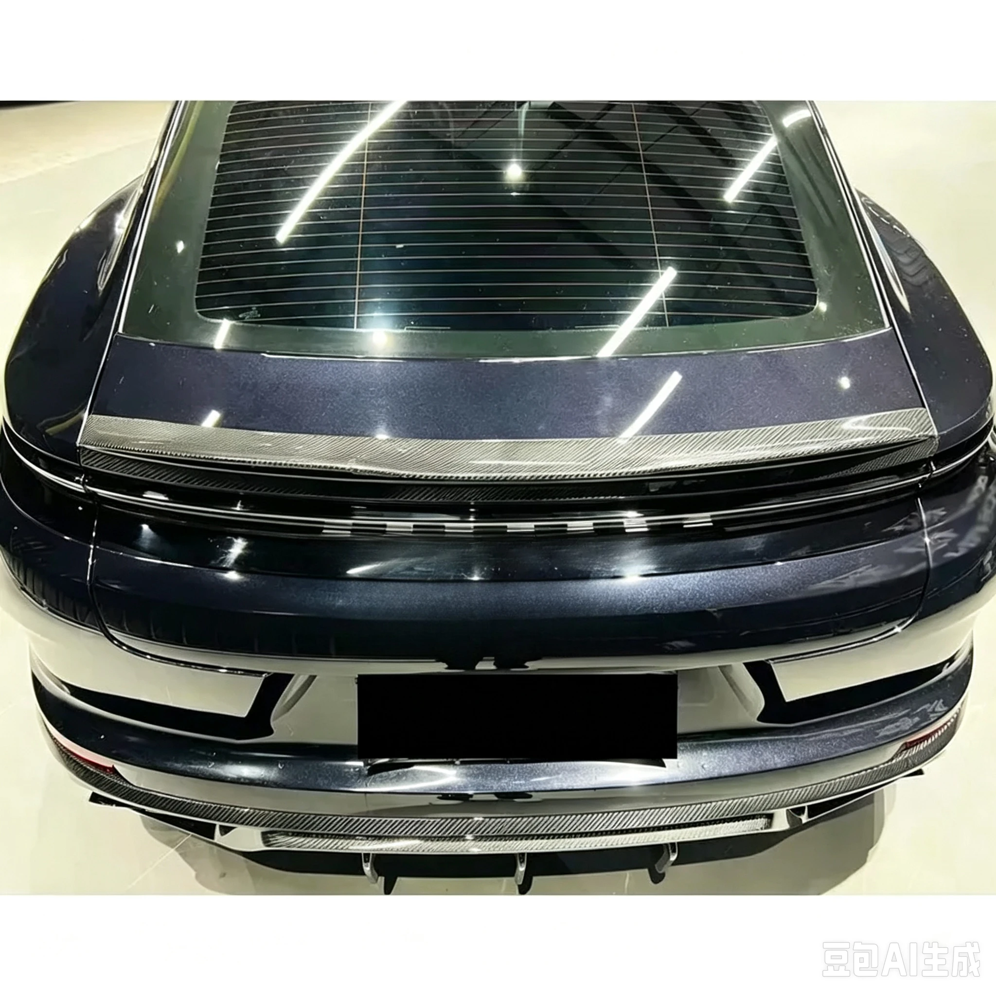 2024+ Panamera Real Carbon Fiber Rear Spoiler Trunk Wing for Panamera 976
