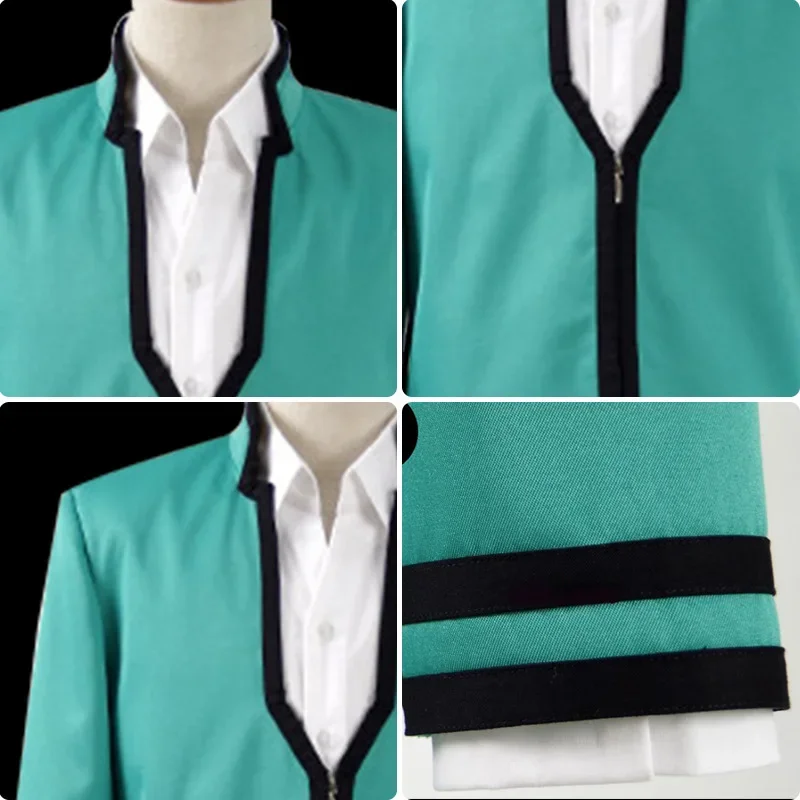 Anime Saiki Kusuo cosplay perucas fantasias para homens e mulheres, a vida desastrosa K.-Nan uniforme, tops, calças, headwear, óculos, óculos, Halloween Cos