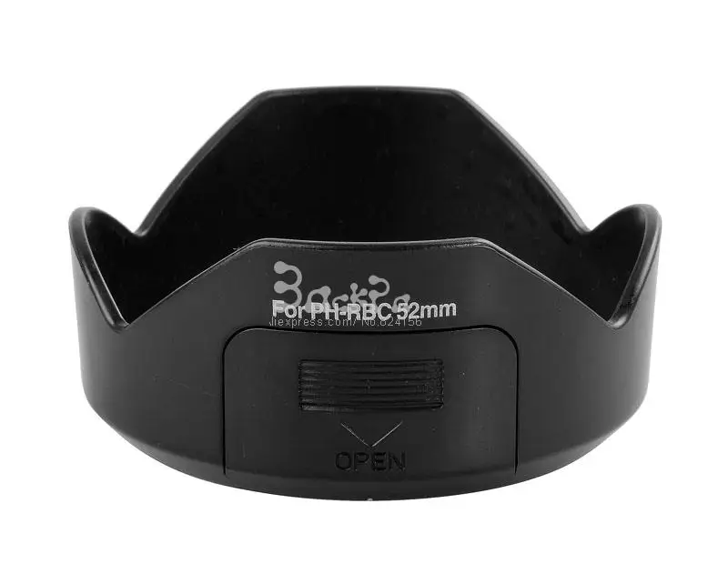 Tudung lensa kamera PH-RBC, penutup 52mm untuk Pentax SMC DA 18-55mm f/3.5-5.6 AL WR lensa tahan air