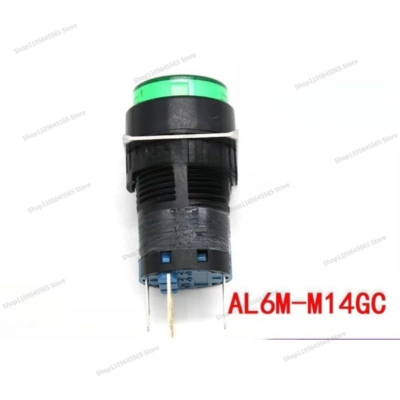 For Original AL6-M Button Switch AL6M-M14GC Green