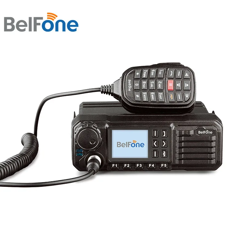 BelFone MT8500 10/20/50km Long Distance 50w VHF/UHF Transceiver GMRS Two Way Car Mounted DMR Digital Mobile Radio Walkie Talkie