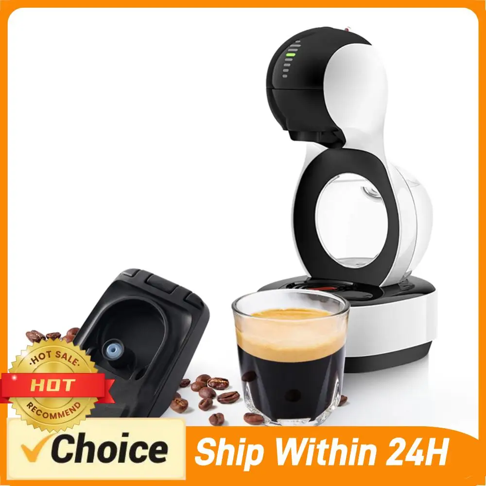 

Coffee Capsule Plus Powder Holder Adapter Reusable DIY Taste Espresso Accessories for DOLCE GUSTO Edg LUMIO DG325 Coffee Machine