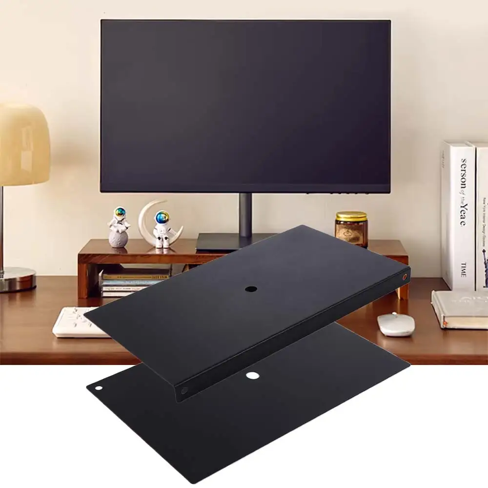 Thin Table Top Monitor Mount Reinforcement Plate Punch-Free Table Protective Reinforcement Bracket Plate Desktop Mount